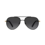 عینک آفتابی Louis Vuitton Z0768 با لنز دودی و فریم فلزی مناسب استایل رسمی