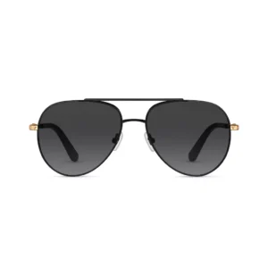 عینک آفتابی Louis Vuitton Z0768 با لنز دودی و فریم فلزی مناسب استایل رسمی