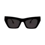 عینک آفتابی Burberryمشکی با فرم لنز چشم‌گربه‌ای