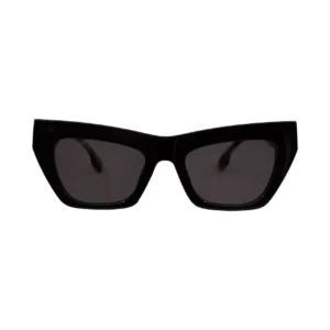 عینک آفتابی Burberryمشکی با فرم لنز چشم‌گربه‌ای