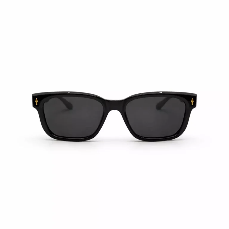 عینک آفتابی اسپرت Jacquesmarie Mage با فریم کائوچویی مشکی