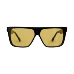 نمای روبه‌رو عینک آفتابی Tom Ford مشکی شیک